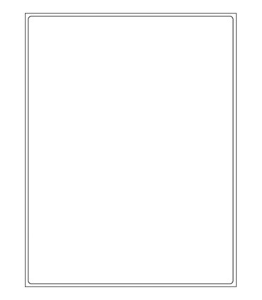 8.25" x 10.75" Freezer label template