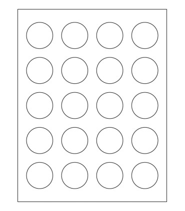 1.5" Freezer label template