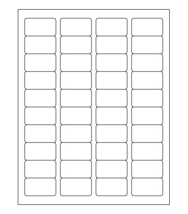 1.75" x 1" Freezer label template