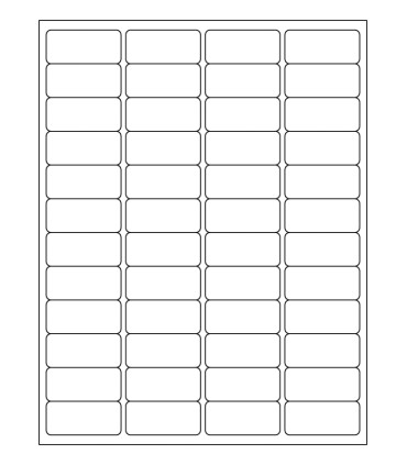 1.9375 x 0.875 Freezer label template