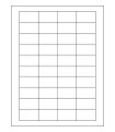 1.75" x 1" Freezer  Labels - White Uncoated Matte Paper with Freezer Safe Permanent Adhesive