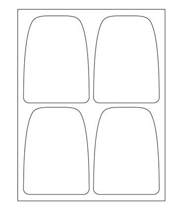 3.791" x 5" Freezer label template