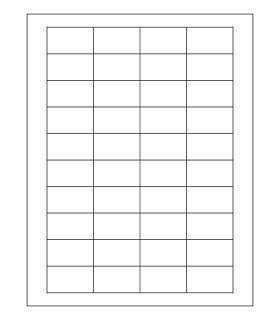 1.75" x 1" Laser gloss label template