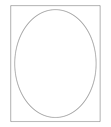 7.7361" x 10.2361" Laser gloss label template