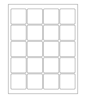 1.875" x 1.875" Xtra permanent label template