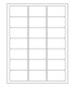 2.5" x 1.5" Xtra permanent label template