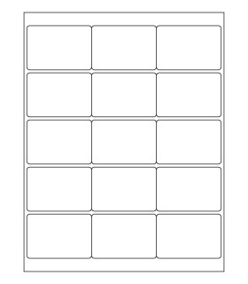 2.75" x 1.875" Xtra permanent label template