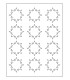 2.25" x 2.25" Latex label template