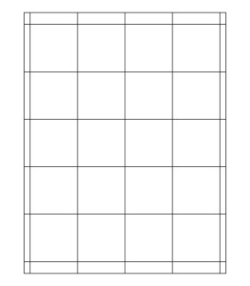 2" x 2" Removable label template