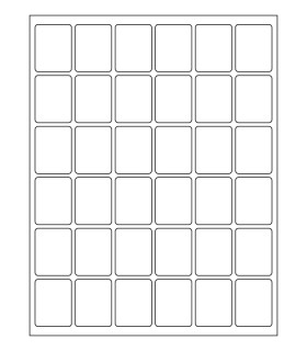 1.25" x 1.625 Removable label template
