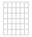 1.25" x 1.625" Removable  Labels - White Uncoated Matte Paper with Removable Adhesive