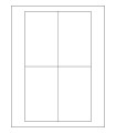 3" x 5" Removable  Labels - White Uncoated Matte Paper with Removable Adhesive