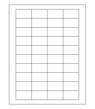 1.75" x 1" Removable label template