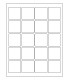 1.875" x 1.875" Standard paper label template