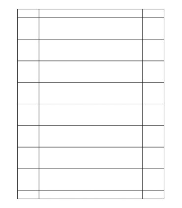 6" x 1.25" Standard paper label template