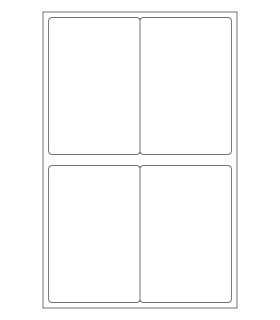 4" x 6" Freezer label template