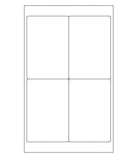 4" x 6" Freezer label template