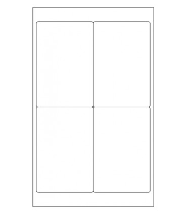 4" x 6" Freezer label template