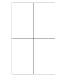 4.25" x 7" Freezer label template