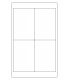 4" x 6" Standard paper label template