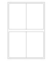 4" x 6" Xtra Permanent  Labels - White Uncoated Matte Paper with Xtra Permanent Adhesive