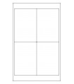 4" x 6" Xtra Permanent  Labels - White Uncoated Matte Paper with Xtra Permanent Adhesive