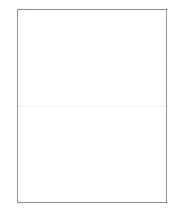 8.5" x 5.5" Xtra permanent label template