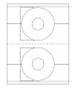 4.5" with 1.625" Hole Standard paper label template