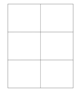 4.25" x 3.67" Blockout Label Template