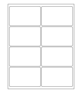 4" x 2.5" Blockout Label Template