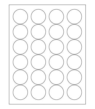 1.625" Freezer label template
