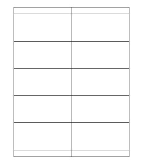 4.25" x 2" Freezer label template
