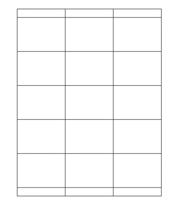 2.833" x 2" Freezer label template