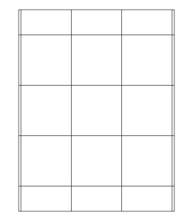 2.75" x 2.75" Freezer label template