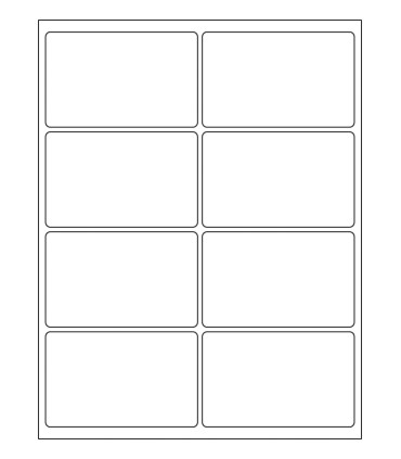 4" x 2.5" Freezer label template