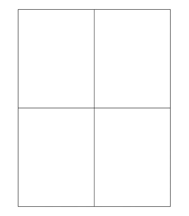 4.25" x 5.5" Inkjet gloss label template