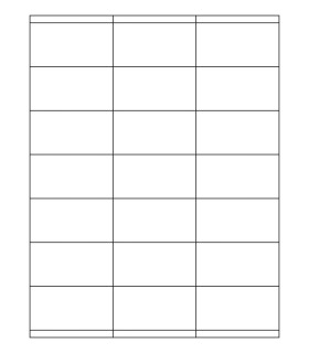 2.833" x 1.5" Inkjet gloss label template