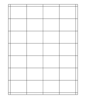 2" x 1.5" Inkjet gloss label template