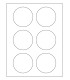 3" Laser gloss label template