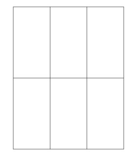 2.833" x 5.5" Laser gloss label template