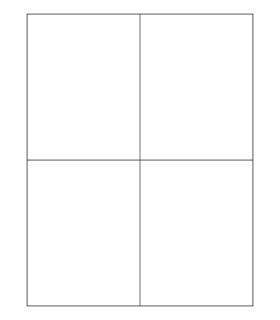 4.25" x 5.5" Xtra permanent label template