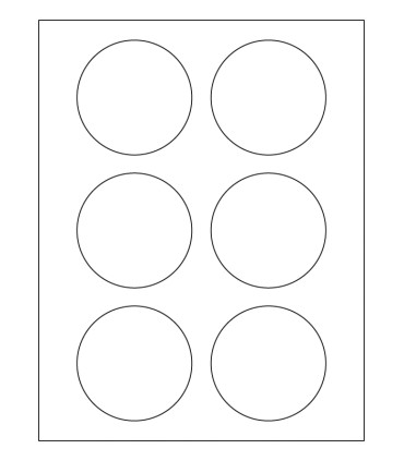 3" Xtra permanent label template