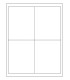 4" x 5" Latex label template