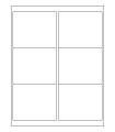 4" x 3.33" Removable  Labels - White Uncoated Matte Paper with Removable Adhesive