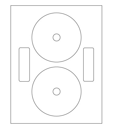 4.625" with 17 mm hole Removable label template
