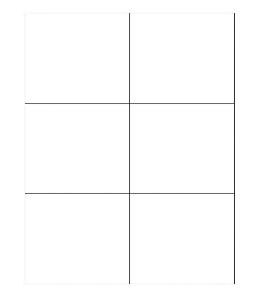 4.25" x 3.67" Removable label template