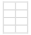 4" x 2.5" Removable  Labels - White Uncoated Matte Paper with Removable Adhesive