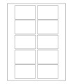 3" x 2" Standard  Labels - White Uncoated Matte Paper with Permanent Adhesive