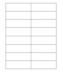 4.25" x 1.375" Standard paper label template