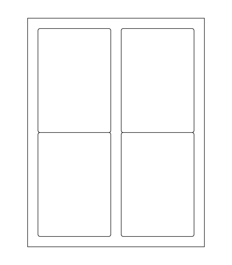 3 5 X 5 Labels Standard